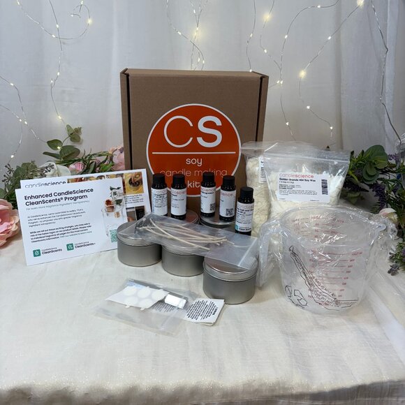 Candlescience Soy wax Professional Candle Making Starter Kit Holiday Gift - Picture 1 of 7